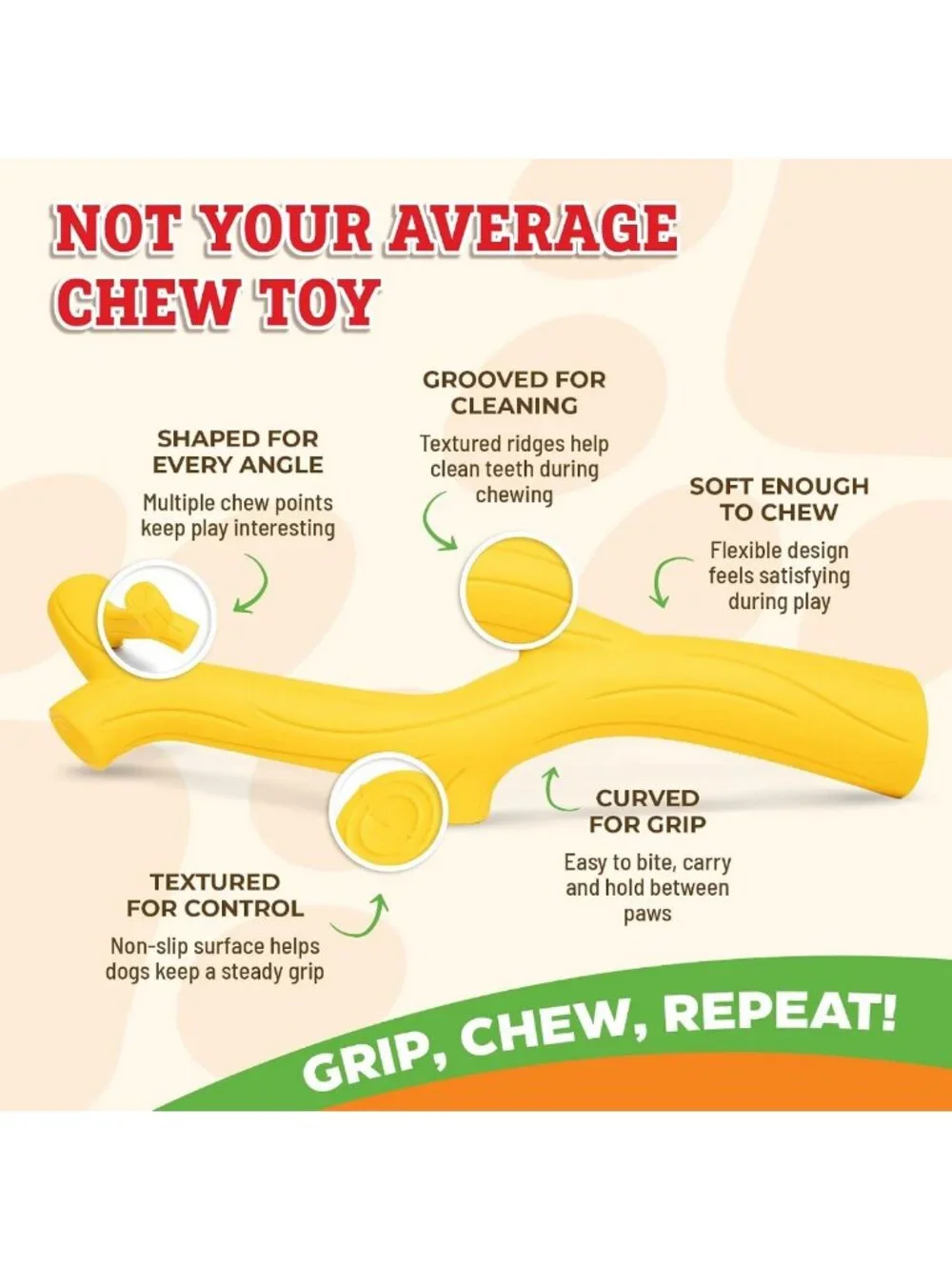 Durable Chicken Flavored Dog Chew Toy for Aggressive Chewers - Perfect for